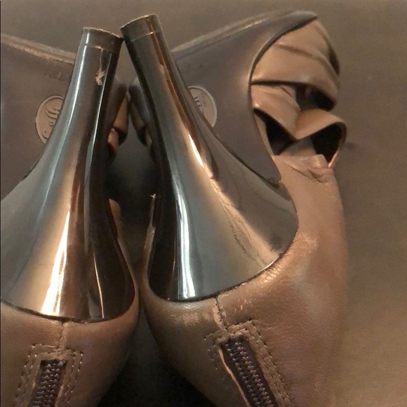 Sofft Leather Heels, Grayish brown. - Picture 7 of 8